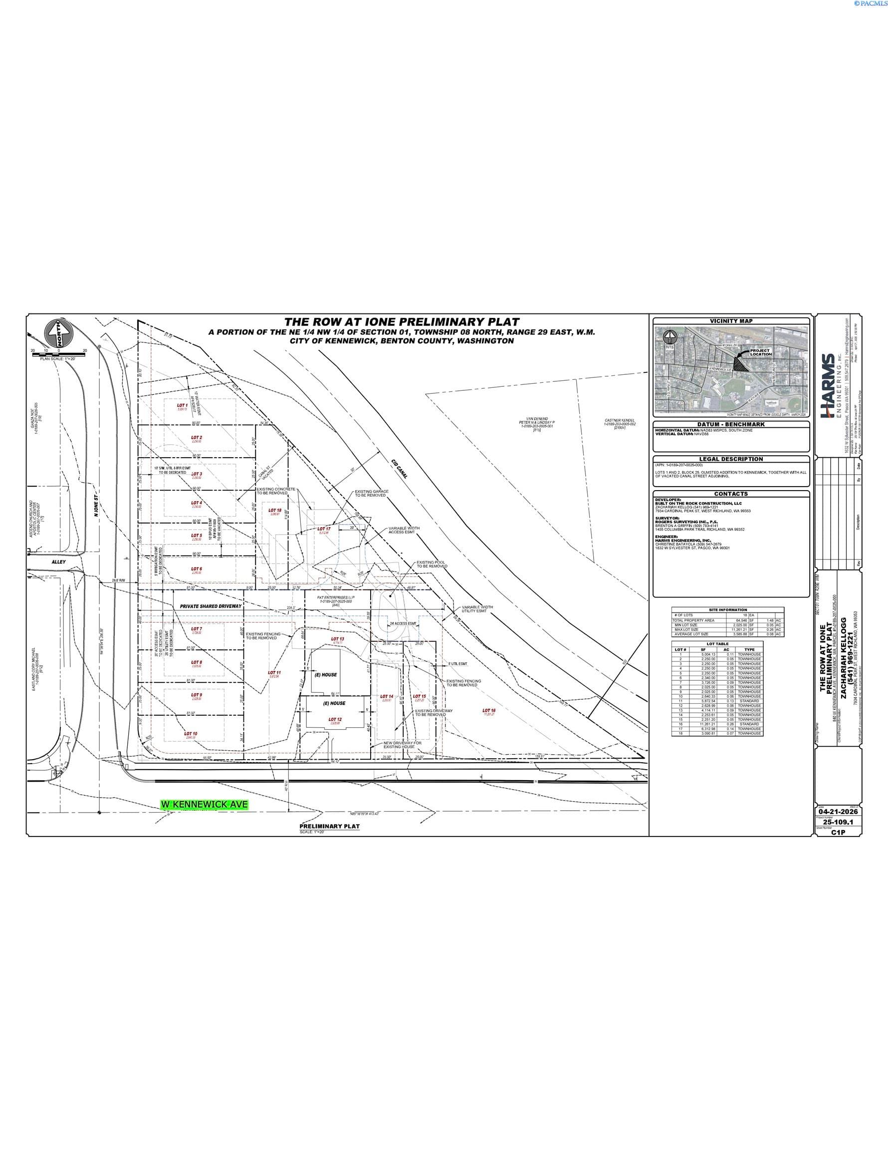 840 Kennewick Ave Lot 1/2